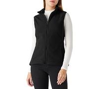 Outdoor Ventures Women's Fleece Vest, Polar Zipper Vest Outerwear Ladies Soft Sleeveless Coat Gilet with Pockets for Fall & Winter(Black,XXL)