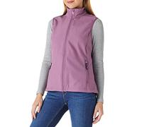 Outdoor Ventures Women's Lightweight Softshell Gilet Windproof Sleeveless Jacket Fleece Lined Full Zip Outwear Ladies Vests for Running Hiking Golf Purple 4XL/UK24-26