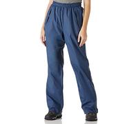 Outdoor Ventures Women's Waterproof Overtrousers Packable Lightweight Hiking Trousers Zipper Pockets Ladies Windproof Cycling Rain Pants for Stormbreak, Walking, Fishing Short Leg Medium Blue 10