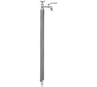 Outdoor Vertical Garden Water Column - Floor-Mounted Stainless Steel Faucet, 120cm Height for Efficient Watering