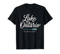 Outdoor Vintage North America Adventure Lake Ontario T-Shirt