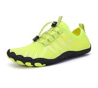 Outdoor Wading Shoes Water Shoes Qiuck-Dry Shoes Outdoor Beach Swimming Wading Breathable Five-Finger Sneakers(Green,39)