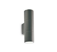 Outdoor Up Down Wall Lamp 2 Lights Anthracite IP44 GU10 Netlighting Black One Size