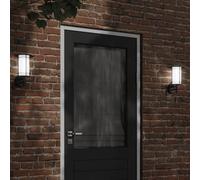 Outdoor Wall Light 2pcs Black Stainless Steel PC Diffuser 19x19x31cm GU10+ IP44