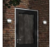Outdoor Wall Light Black 15x2.5x15cm Die-Cast Aluminium IP54 3W 3000K GardenLED