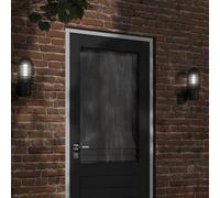 Outdoor Wall Light Black Stainless Steel PC 15x15x33.5cm IP44 E27 60W forGardens