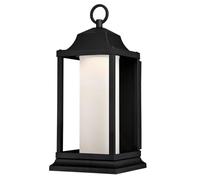 Dimmable LED Outdoor Wall Light Brook Textured Black