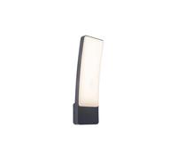 Lutec 5288902118 KIRA 17.3W IP54 LED Outdoor Wall Light 4000K - Dark Grey