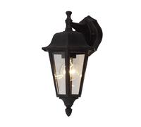 Outdoor Wall Light 'Lamina' (Antique, Vintage) in Brown Made of Aluminium (1 Light Source, E27) from Lindby | Wall lamp for Exterior/Interior Walls, House, Terrace und Balcony