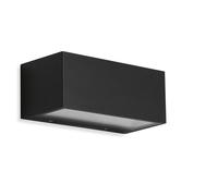 Outdoor Wall Light LED Up & Down Lamp 12W 1200lm 4000K IP44 Metal Black [EEK: E]
