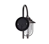 Outdoor Wall Light 'Meret' dimmable (Antique, Vintage) in Clear Made of Aluminium (1 Light Source, E27) from Lindby | wall lamp for Exterior/Interior Walls, House, Terrace und Balcony