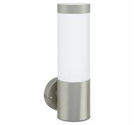 Outdoor Wall Light Stainless Steel and Plastic Lighting Modern Pathway vidaXL [EEK: A]