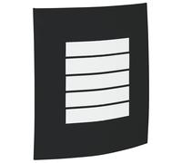 Outdoor Wall Light Stainless Steel and Plastic Modern Sconce Garage vidaXL