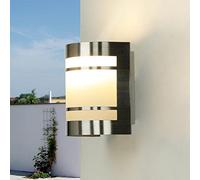 Outdoor Wall Light Stainless Steel IP44 House Modern E27 Practical Oslo Front Door Patio Lighting