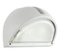 Outdoor Wall Light With 1 Bulb White Aluminum Collection GL1394