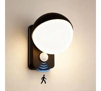 Outdoor Wall Light with Motion Sensor, 18W LED Wall Lights, 3000K Warm White, IP65 Waterproof, Aluminum Exterior Motion Porch Light, Anti-Rust Modern Outside Wall Sconce for Garden Doorway Patio (18W)