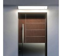 Outdoor Wall Light with Motion Sensor Long Bar Garden Wall Lighting IP65 Waterproof 3000K/4000K/6500K Outside/Indoor LED Wall Lamp Metal Modern for Porch Balcony Garage (Black Natural Light,90cm)