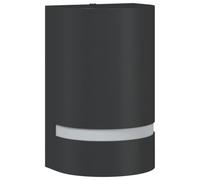 Outdoor Wall Lights 2 pcs 35 W Black Half-round