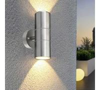Outdoor Wall Lights, IP65 Waterproof Up and Down Lights Exterior Outside Lights Wall Sconc Security Outdoor Light for Garden, Balcony, Porch, Front Door, Garage (1 Pack)