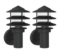 Outdoor Wall Lights Wall Lamps Garden Wall Lantern Stainless Steel vidaXL