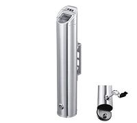 Outdoor Wall Mounted Ashtray, Commercial Butt Receptacles, Floor Standing Cigarette Butt Bin Outside - Stainless Steel External Ash Smoking Trays - Heavy Duty Commercial Ashtrays for Pub