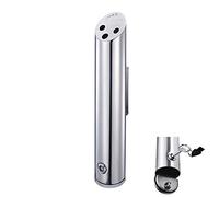 Outdoor Wall Mounted Ashtray, Commercial Butt Receptacles, Floor Standing Cigarette Butt Bin Outside - Stainless Steel External Ash Smoking Trays - Heavy Duty Commercial Ashtrays for Pub