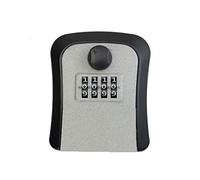 Outdoor Wall Mounted Key Safe Weatherproof Key Lock Box 4-Digit Combination Lockboxs Waterproof Outdoor Key Hider Key Lock Box with Code for Door Outside Waterproof Small