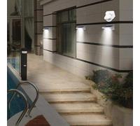 Outdoor Wall Mounted PIR Motion Sensor for Exterior Use, Adjustable Infrared Security Detector with IP54 Rating, White/Black(White)