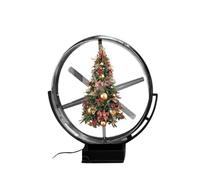 Outdoor Wall Mounted Waterproof 3D Holographic Light, Emitting Diode Fan Display Single/Double Side Logo Display 3D Holographic Borderless Images(Single Side 60cm)