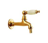 Outdoor Wall Tap - Durable Garden Faucet Weatherproof Hose Bib Easy Installation Perfect for Lawn & Garden Heavy-Duty Brass Construction Ideal for Outdoor Use