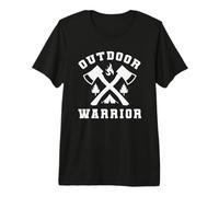 Outdoor Warrior Survival Wilderness Campfire Premium T-Shirt