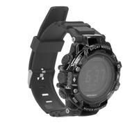 Outdoor Watch, Adjustable Date Alarm Chronograph Digital Watch with Backlight for Fishing for Boys (Black)