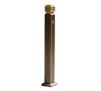 Outdoor Water Column 110cm Aluminum Garden Faucet with Hose Support UV-Resistant Weatherproof Vertical Water Column for Garden Fountain and Outdoor Use