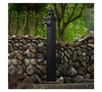 Outdoor Water Column Ground-Mounted Faucet Frost-Resistant Stainless Steel Hose Bib Ideal for Garden Use Fire Hydrant Style Durable and Insulated for All Weather