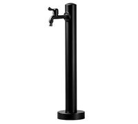 Outdoor Water Column with Spar Gun, Standing Garden Hydrant, Vertical Tap Dispenser for Irrigation, Car Wash, Floor-Mounted Faucet