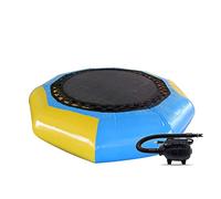 Outdoor Water for Diving & Bouncing, Inflatable with Electric Inflator, Rope Ladder, Mo Ropes & Anchor - Perfect for Pools & Lakes Fun