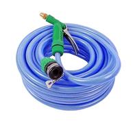 Outdoor Water Hose - Anti-Kink Lawn Hose, Heavy-Duty Garden Hose | High-Pressure Spray Nozzle, Leakproof Flexible Hose, Non-Twist Car Wash Tube, Multipurpose Water Pipe for Yard, Lawn, Patio, Garden