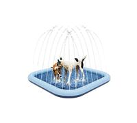 Outdoor Water Sprinkler Mat NonSlip PVC Splash Mat With Adjustable Water Flows For Toddler Kids Family Backyard Activity Outdoor Water Toy