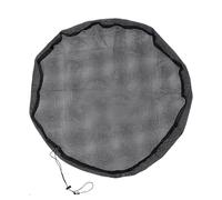 Outdoor Water Tank and Pond Netting with Secure Straps for and Debris Barrier (Black, 26x21x1 cm)