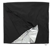 Outdoor Water Tank Cover, 210d Oxford Cloth with Drawstring | Fine Mesh Netting, Wear-resistant Build, Keeps Debris out Helps Shield Barrels from Sun, Black