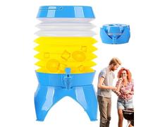 Outdoor Water Tank - Foldable Multipurpose Container | Portable Waters Dispenser With Handle & Spigot, 10L/20L Carrier For Camping, Picnics & Hiking, Living BBQ Tanks Hydration
