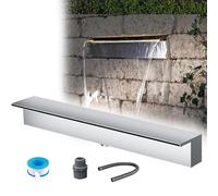 Outdoor Waterfall Spillway Blade for Ponds Garden Water Features Waterfall Kit ABS Plastic Easy Installat 24inch Landscape Aesthetic Enhancer