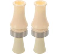 Outdoor Waterfowl Call Whistle for Hunting Green Plastic Duck and Goose Mimic Whistle Authentic Outdoor Hunting Accessory for Wildlife Game Calls