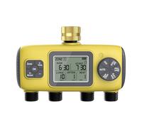 Outdoor Watering Systems Timer 4 Channels Flexible Scheduling Up To 30 Days Cycle Garden Irrigation Timer Multi Zone Garden Irrigation Controller