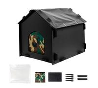 Outdoor Waterproof and Foldable Winter Cat Shelter - Cave Feeder for Stray Cats, for Communities, Balconies, Gardens, Yards, Garages, Parks, Outdoors, Edges