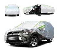 Outdoor Waterproof Car Cover for Mitsubishi Lancer Evolution EVO X,Full Car Covers for Outside Storage Custom,Breathable All Weather Protection,With Reflective Strips，Side Zipper