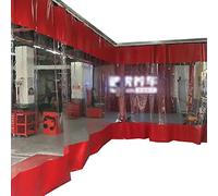 Outdoor Waterproof Clear Curtain Tarp Panel, 100% Weather Resistant Vinyl Curtain with Rustproof Grommets for Pergola, Terrace, Tent Side Curtains