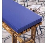 outdoor waterproof cushions 39x16x2inch This artificial leather bench mat is filled with high-density resilient sponge and features a zipper. It is suitable for use on balconies, swings, bay