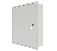 Outdoor Waterproof Electrical Box, Recessed Cable Management Enclosure, Lockable Junction Box for Hidden Wiring