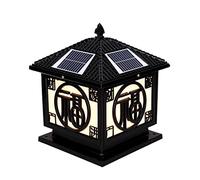 Outdoor Waterproof Fixture European Column Light Courtyard Decor Industrial Retro Door Garden Yard Acrylic Aluminium Pillar Light Porch Landscape Lighting Fixture E27 Decor